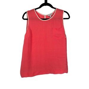 J. Crew Silk Sleeveless Tank Top • Peach • Size 16